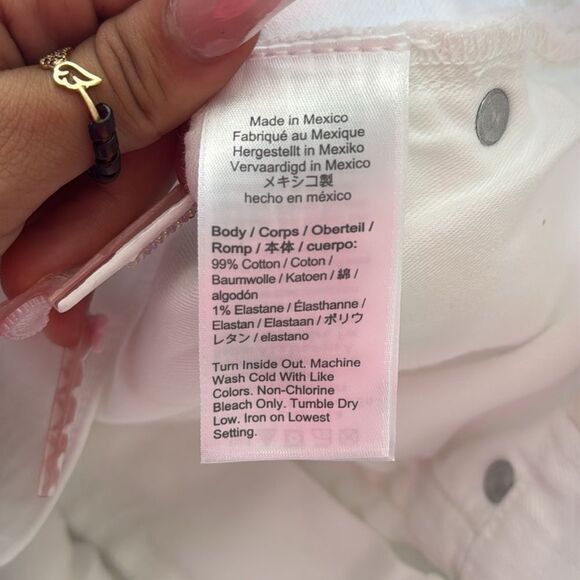 J Crew Slim Wide Jeans Womens Size 26 Petite White‎ - Picture 7 of 14